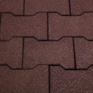 Adoquín ecuestre color chocolate fabricado en México por Genbruger